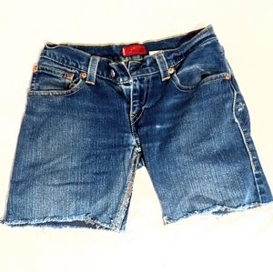 LEVI'S DENIM TOUGH BOOT/TYPE 1 CUTOFF short 8M